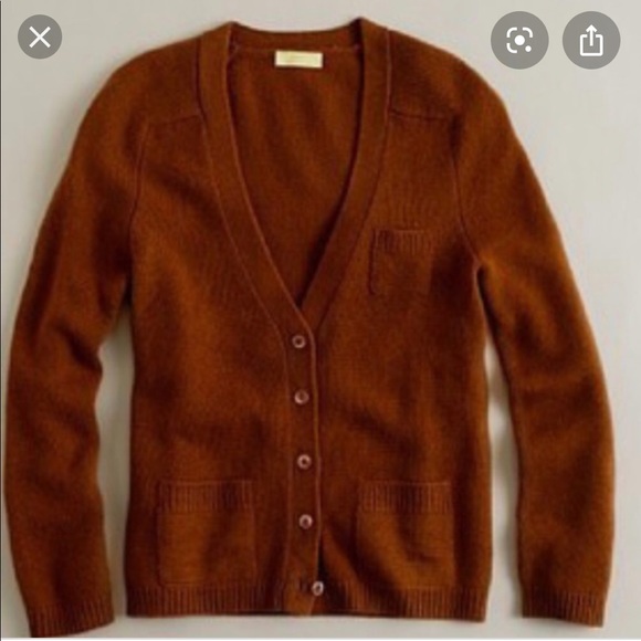 J Crew Cashmere Professor Cardigan 